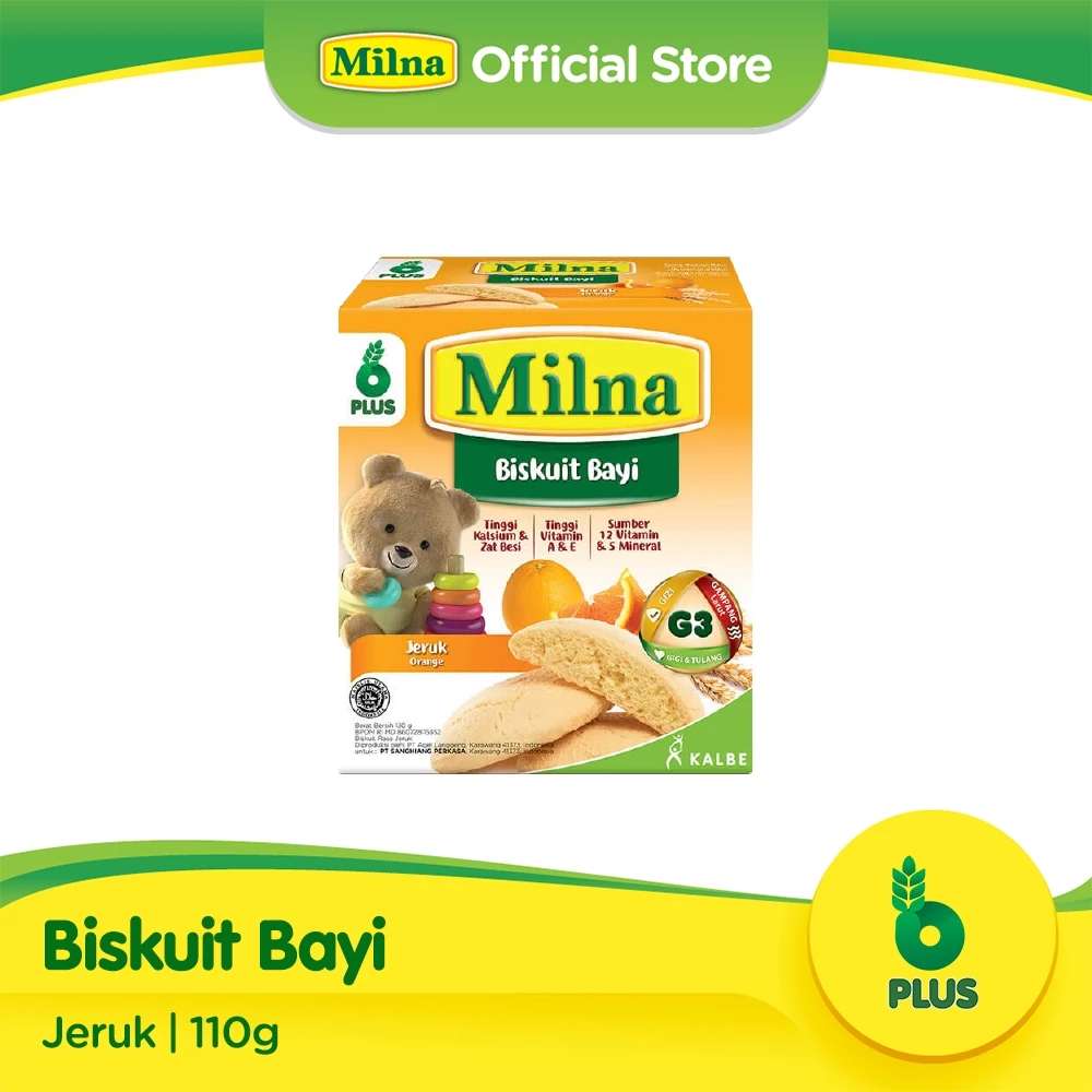 MILNA BISKUIT BAYI JERUK 110GR