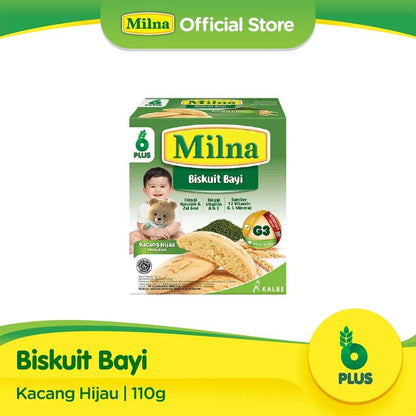 MILNA BISKUIT RASA KACANG HIJAU 110GR