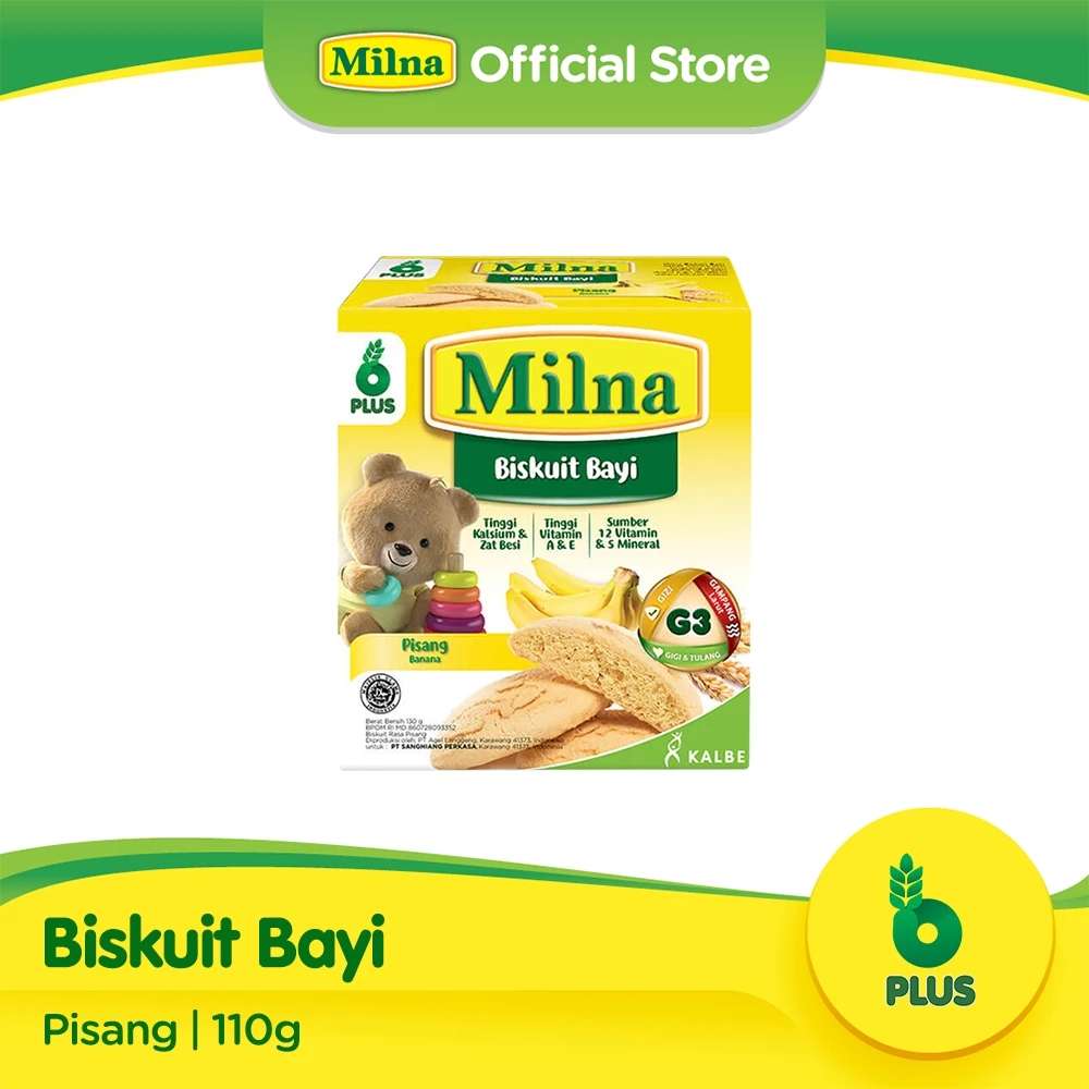 MILNA BISKUIT RASA PISANG 110GR