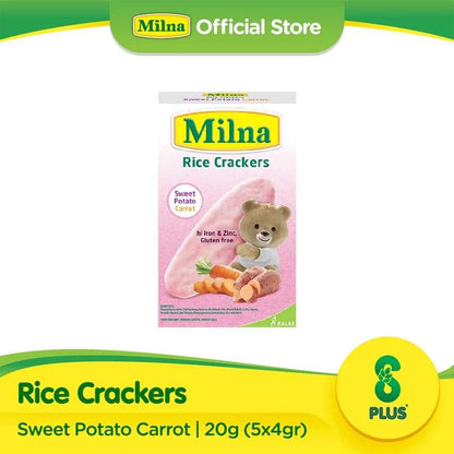 MILNA RICE CRACKERS SWEET POTATO
