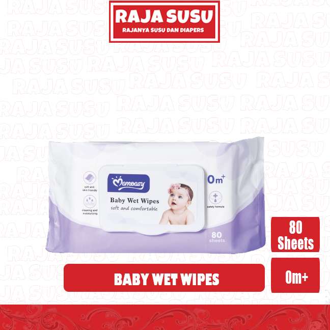 MOMEASY 80 SHEET BABY WET WIPES (46013)