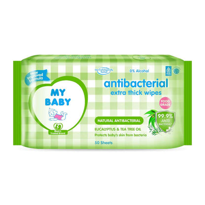 MY BABY WIPES ANTI BACTERIAL 50'S