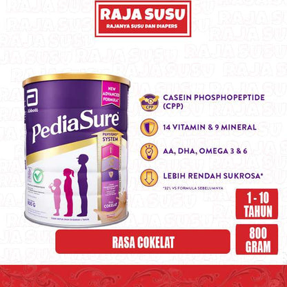PEDIASURE COKELAT 800 GR