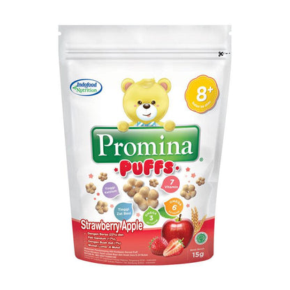 PROMINA PUFF STRAWBERRY APEL 15 G