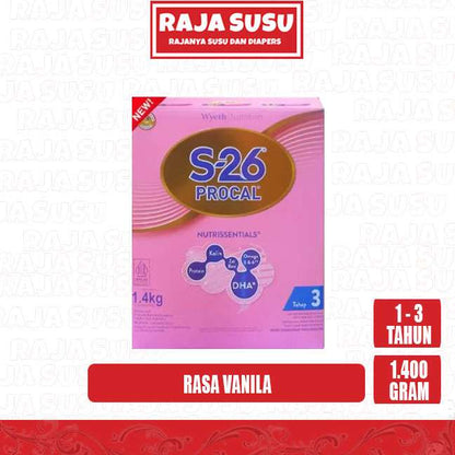 S26 PROCAL BOX VANILA 1400GR