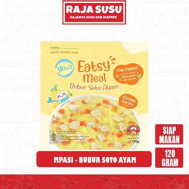 GROUU EATSY MEAL BUBUR SOTO AYAM 120GR