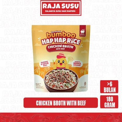 BUMBOO HAP HAP RICE CHICKEN BROTH WITH BEEF 180GR