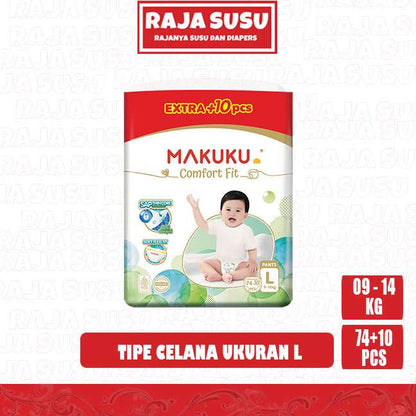 MAKUKU AIR DIAPERS COMFORT FIT PANTS L74