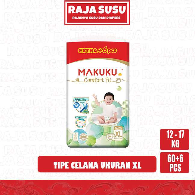 MAKUKU AIR DIAPERS COMFORT FIT PANTS XL60