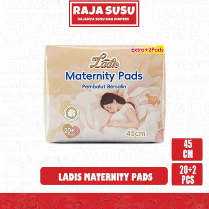 MAKUKU LADIS MATERNITY PADS 20+2 45CM