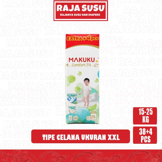 MAKUKU AIR DIAPERS COMFORT FIT XXL38+4