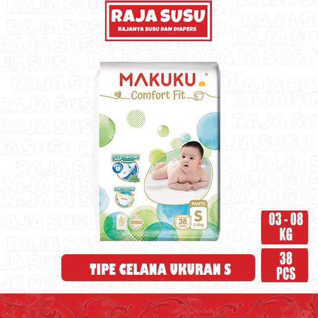 MAKUKU AIR DIAPERS COMFORT FIT S38