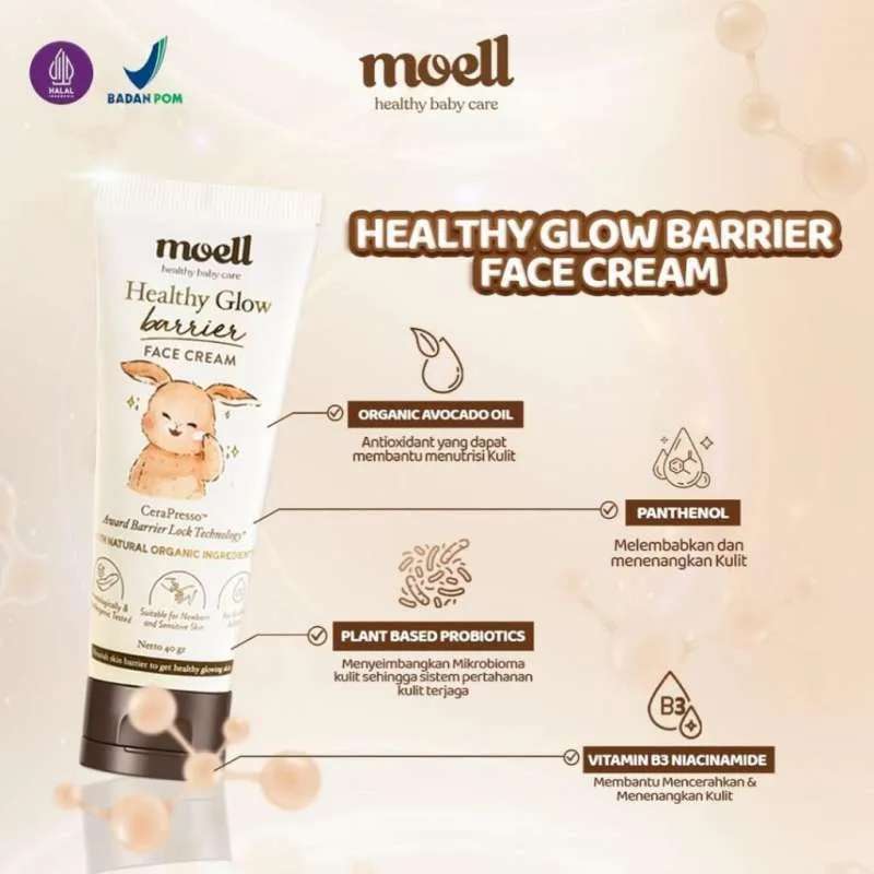 MOELL FACECREAM - HEALTHY GLOW BARRIER (40GR)