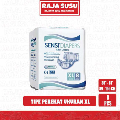 SENSI ADULT DIAPERS XL8
