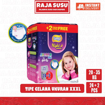 SENSI NIGHT PANTS XXXL24+2 GIRL