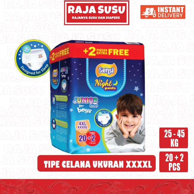 SENSI NIGHT PANTS XXXXL20+2 BOY