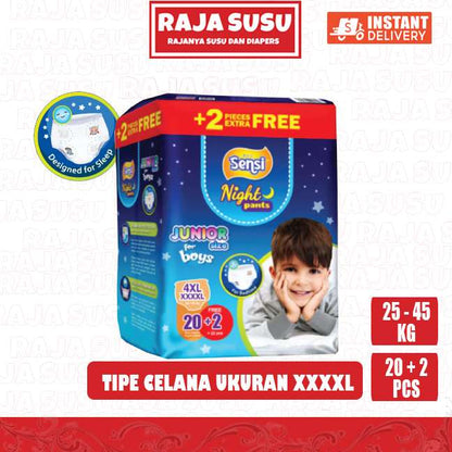 SENSI NIGHT PANTS XXXXL20+2 BOY