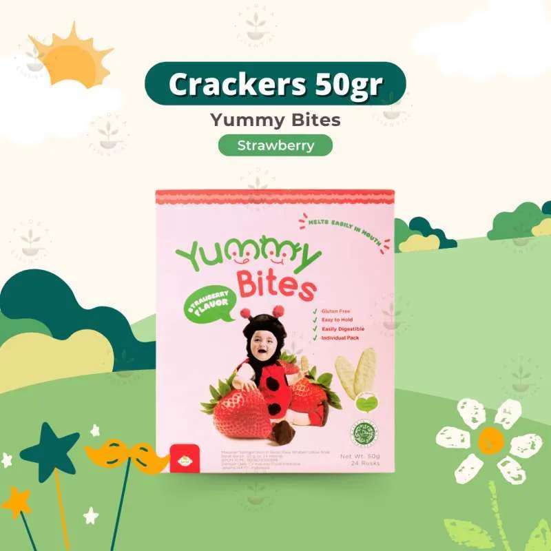 YUMMY BITES STRAWBERRY 50 GR