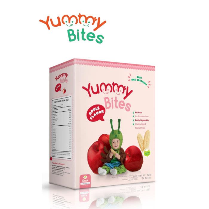 YUMMY BITES APPLE 50 GR