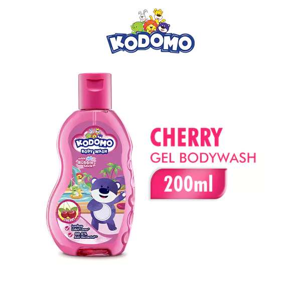 KODOMO SHOWER GEL CHERRY BTL 200ML (10786)