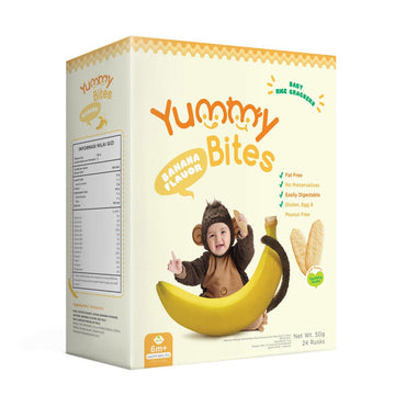 YUMMY BITES BANANA 50 GR