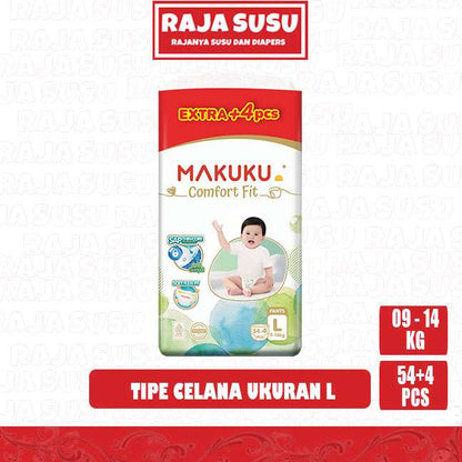 MAKUKU AIR DIAPERS COMFORT FIT PANTS L54+4