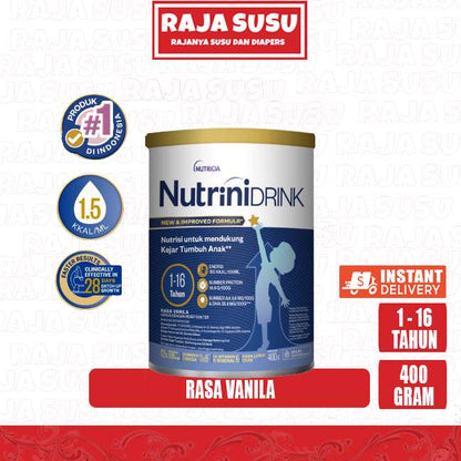 NUTRINIDRINK POWDER VANILA 400GR NEW