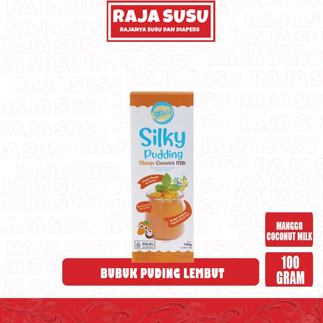 GROUU SILKY PUDDING MANGO COCONUT MILK 100GR