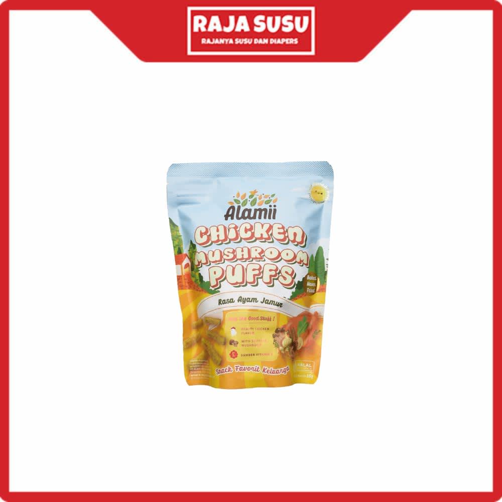 ALAMII PUFFS CHICKEN MUSHROOM 15GR
