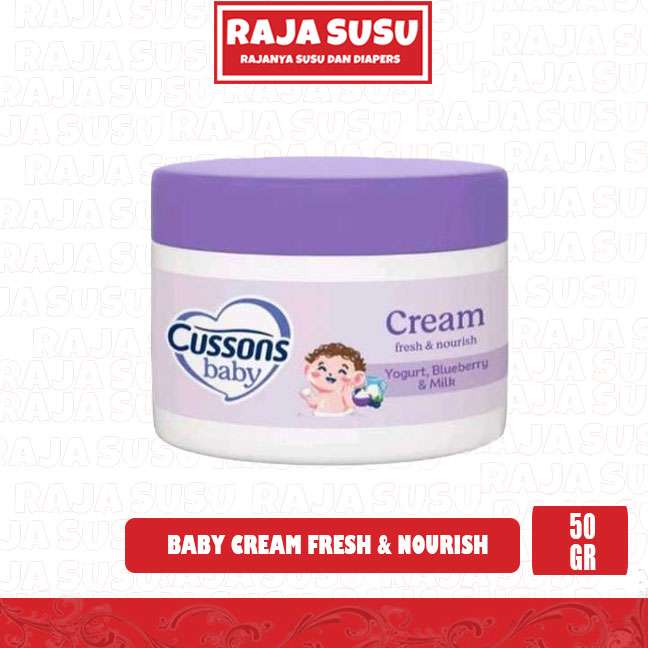 CUSSONS BABY CREAM FRESH & NOURISH BLBRRY & YGRT 50GR