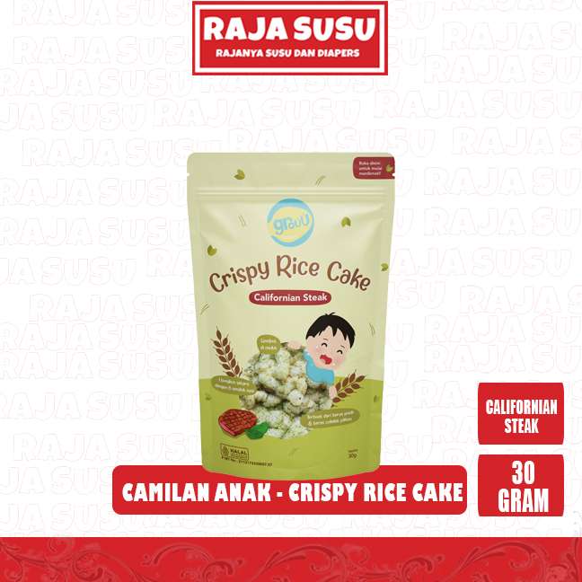 GROUU CRISPY RICE CAKE CALIFORNIAN STEAK 20GR