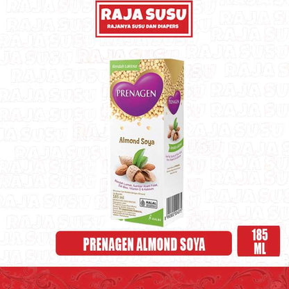 PRENAGEN UHT ALMOND SOYA 185ML