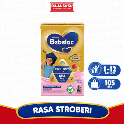 BEBELAC UHT STRAWBERRY 105ML