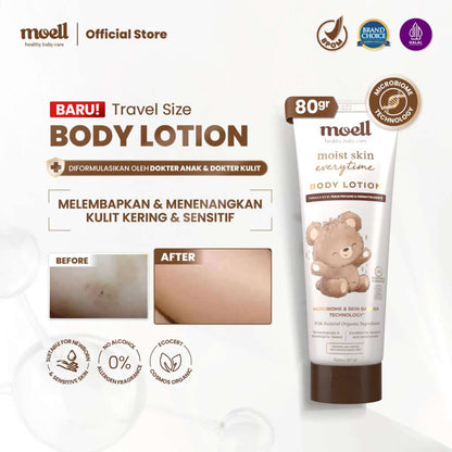 MOELL BODY LOTION BAYI TRAVEL SIZE (80GR)