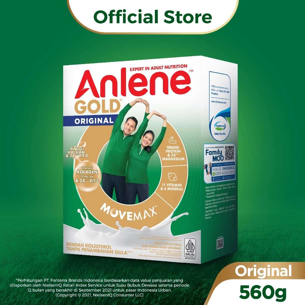 ANLENE GOLD ORIGINAL 560GR