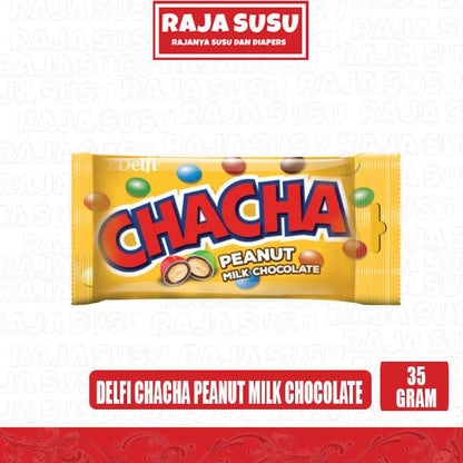 DELFI CHACHA PEANUT MILK CHOCOLATE KUNING 35 GR