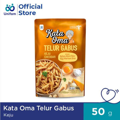 KATA OMA TELUR GABUS KEJU 50GR