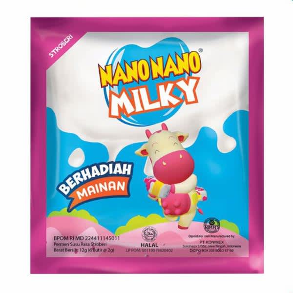 NANO NANO MILKY STROBERI 12 GR