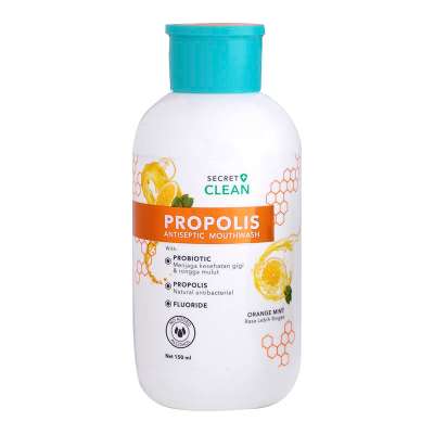 SECRET CLEAN PROPOLIS MOUTHWASH ORANGE MINT 150ML