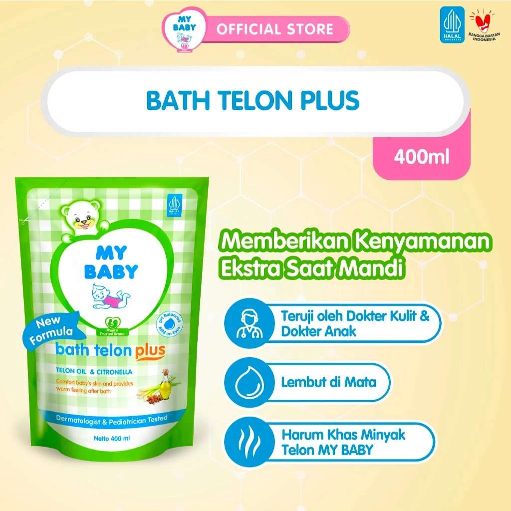 MY BABY BATH TELON PLUS REFF 400 ML