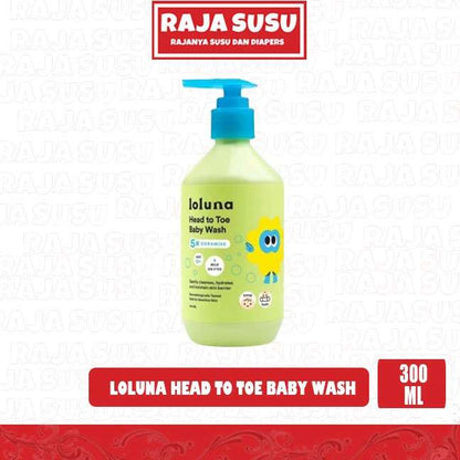 LOLUNA HEAD TO TOE BABY WASH 300ML