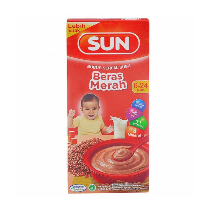 PROMINA SUN SUSU BERAS MERAH BOX 120 GR