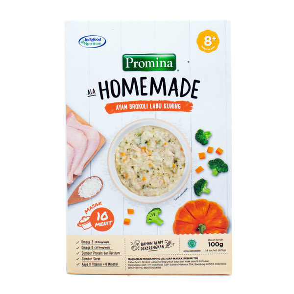 PROMINA ALA HOMEMADE AYAM BROKOLI LABU KUNING 100 GR