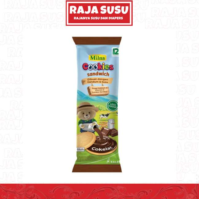 MILNA COOKIES SANDWICH COKELAT 24GR