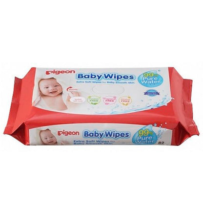 PIGEON BABY WIPES PURE WATER 80'S