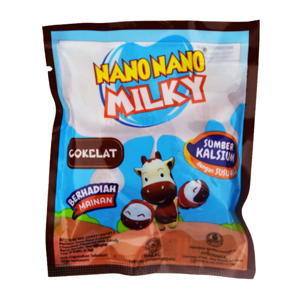 NANO NANO MILKY COKELAT 12 GR