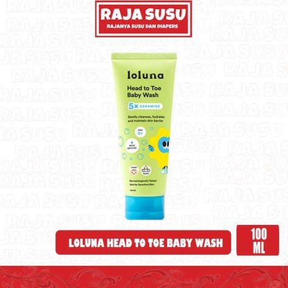 LOLUNA HEAD TO TOE BABY WASH 100ML