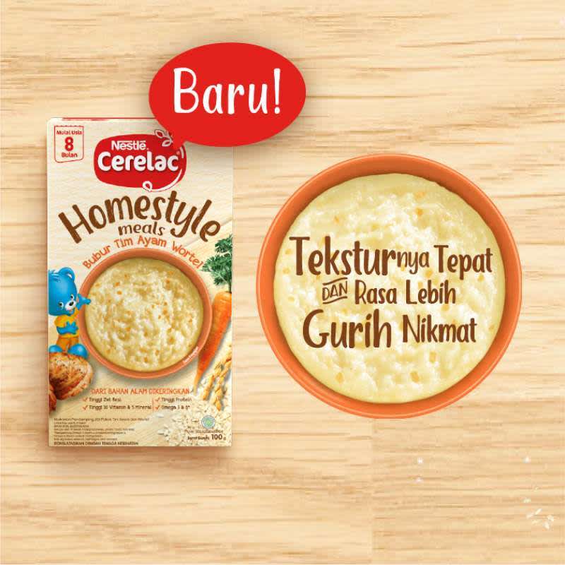 NESTLE CERELAC MEALS BUBUR TIM AYAM WORTEL 100 GR