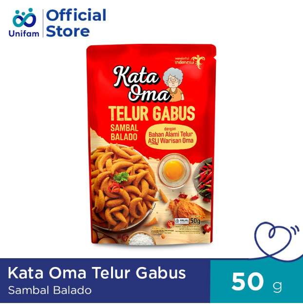 KATA OMA TELUR GABUS SAMBAL BALADO 50GR