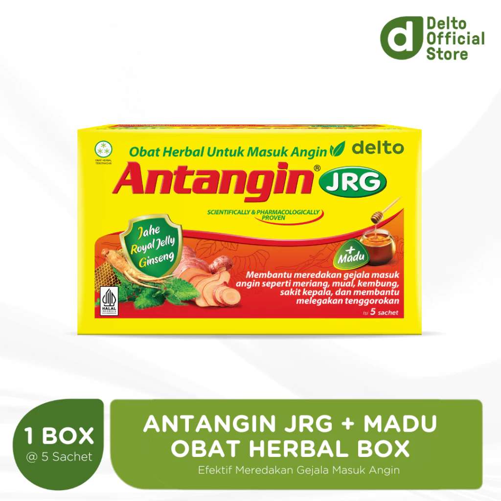ANTANGIN JRG PLUS MADU 15ML ISI 5 SACHET